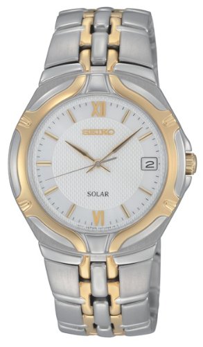 AAA 1:1 Replica Seiko-Usa Mens Watches White Dial Solar 36MM SNE170 Watch