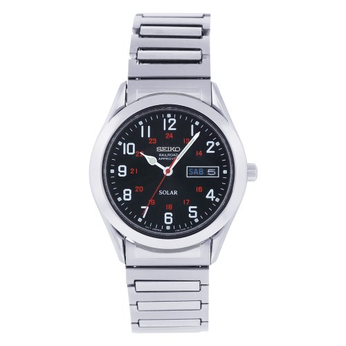 AAA 1:1 Replica Seiko-Usa Mens Watches Black Dial Solar 38MM SNE179 Watch
