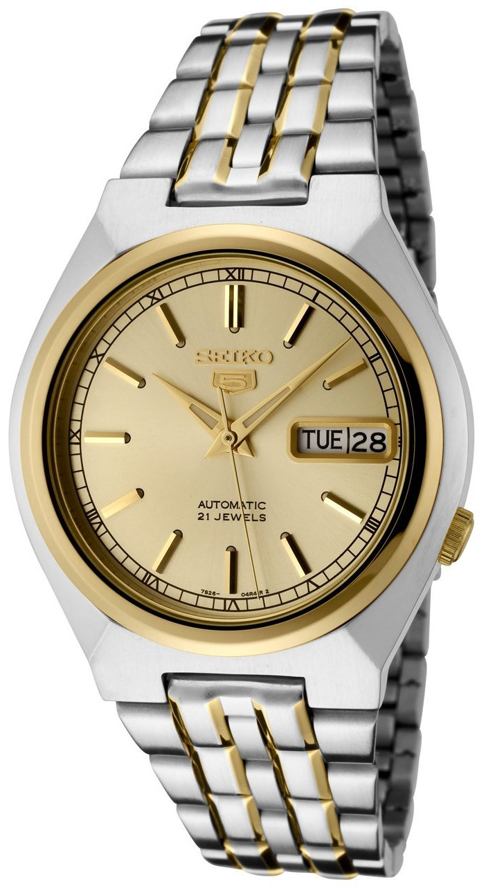 AAA 1:1 Replica Seiko Mens Watches Gold Dial Automatic 36MM SNK310K1 Watch