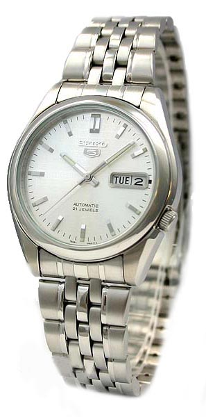 AAA 1:1 Replica Seiko-5 Mens Watches Silver Dial automatic SNK355K1 Watch
