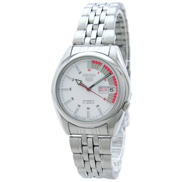 AAA 1:1 Replica Seiko-5 Mens Watches White Dial 41MM SNK369J1 Watch
