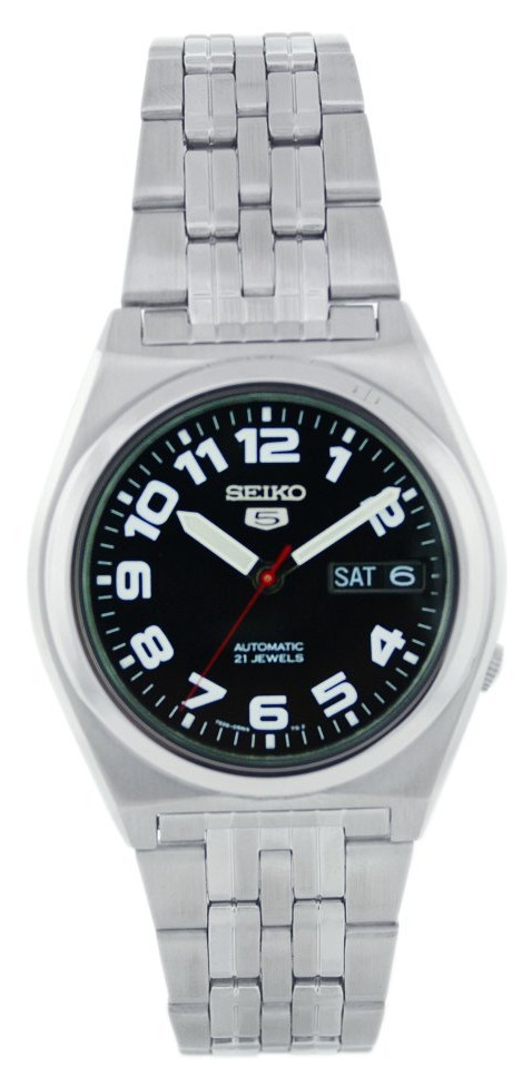 AAA 1:1 Replica Seiko-5 Mens Watches Black Dial Automatic 37MM SNK657K1 Watch