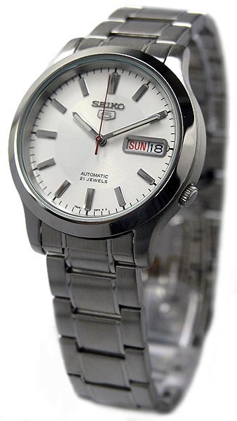 AAA 1:1 Replica Seiko-5 Mens Watches Silver Dial automatic SNK789K1 Watch
