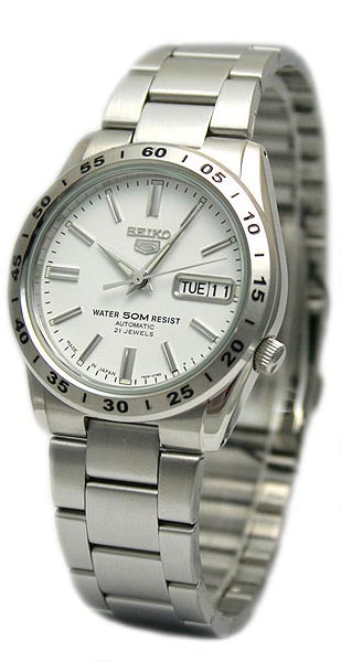AAA 1:1 Replica Seiko-5 Mens Watches White Dial Automatic SNKD97J1 Watch