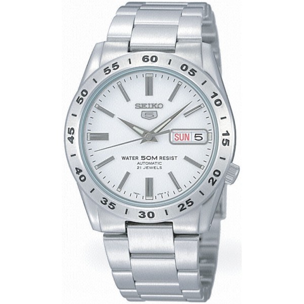 AAA 1:1 Replica Seiko-5 Mens Watches White Dial Automatic 37MM SNKD97K1 Watch