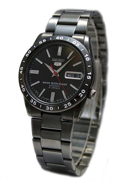 AAA 1:1 Replica Seiko-5 Mens Watches Black Dial Automatic SNKE03J1 Watch
