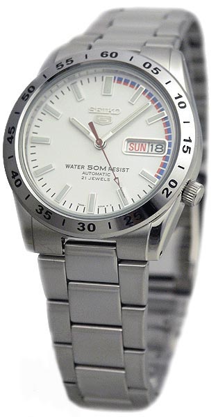 AAA 1:1 Replica Seiko-5 Mens Watches White Dial automatic SNKE07K1 Watch