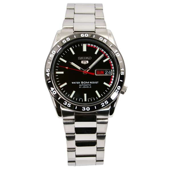 AAA 1:1 Replica Seiko-5 Mens Watches Black Dial Automatic 37MM SNKE09K1 Watch