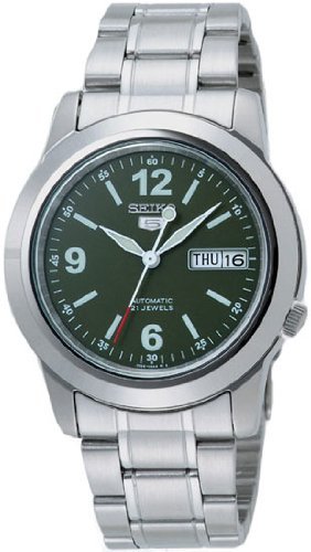 AAA 1:1 Replica Seiko-5 Mens Watches Green Dial Automatic 38.5MM SNKE59K1 Watch