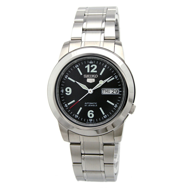 AAA 1:1 Replica Seiko-5 Mens Watches Black Dial Automatic 38MM SNKE63J1 Watch
