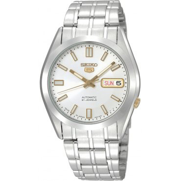AAA 1:1 Replica Seiko-5 Mens Watches White Dial Automatic 38MM SNKE81J1 Watch