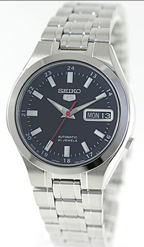 AAA 1:1 Replica Seiko-5 Mens Watches Black Dial Automatic SNKG23J1 Watch
