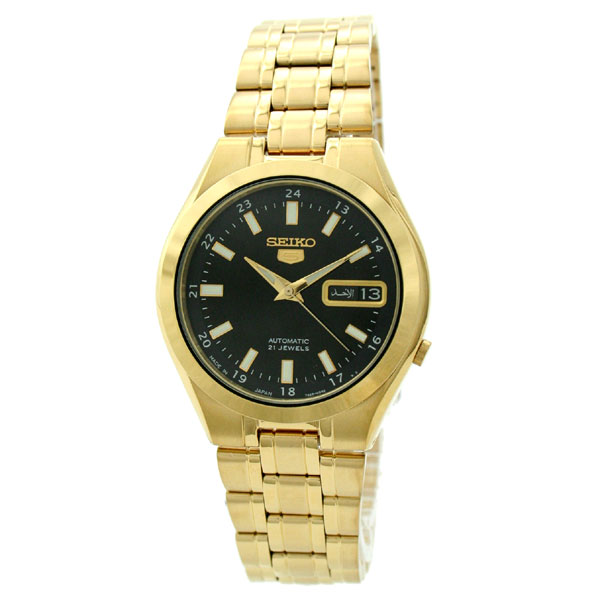 AAA 1:1 Replica Seiko-5 Mens Watches Black Dial Automatic 34MM SNKG28J1 Watch