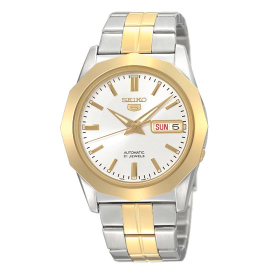 AAA 1:1 Replica Seiko-5 Mens Watches White Dial Automatic 34MM SNKG84J1 Watch