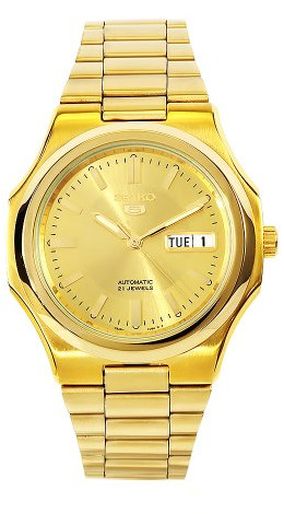 AAA 1:1 Replica Seiko Mens Watches Gold Dial Automatic 39MM SNKK52J1 Watch