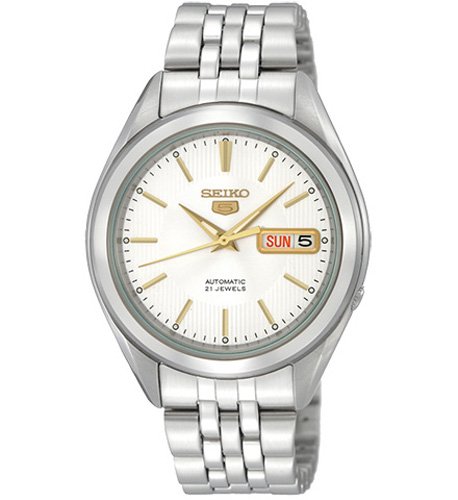 AAA 1:1 Replica Seiko Mens Watches Silver Dial Automatic 39MM SNKL17J1 Watch