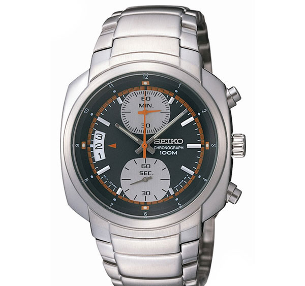 AAA 1:1 Replica Seiko-Chronograph Mens Watches Black Dial Quartz SNN043P1 Watch