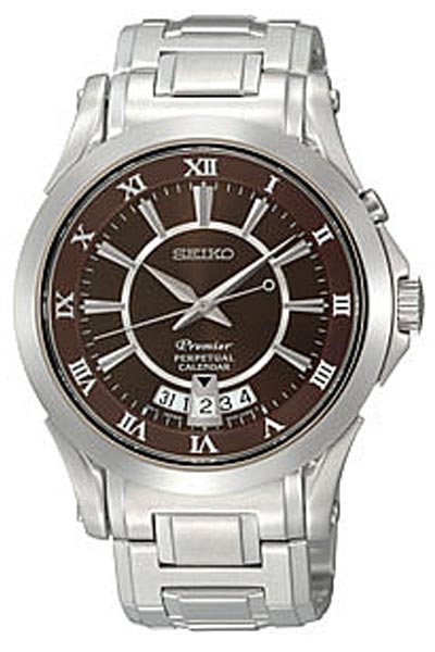 AAA 1:1 Replica Seiko-Premier Mens Watches Black Dial Quartz 43MM SNQ117P1 Watch
