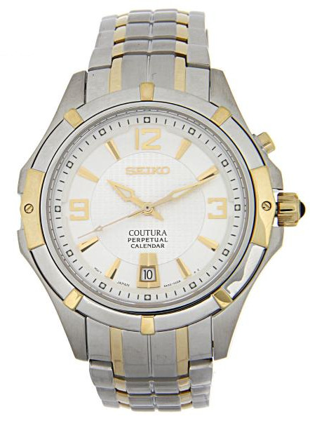 AAA 1:1 Replica Seiko Mens Watches White Dial Quartz 40MM SNQ124P1 Watch