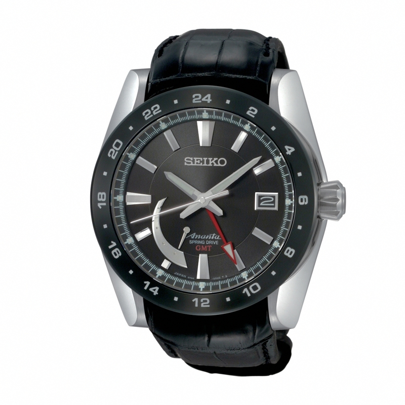 AAA 1:1 Replica Seiko-Usa Mens Watches Black Dial Automatic 46MM SNR021 Watch