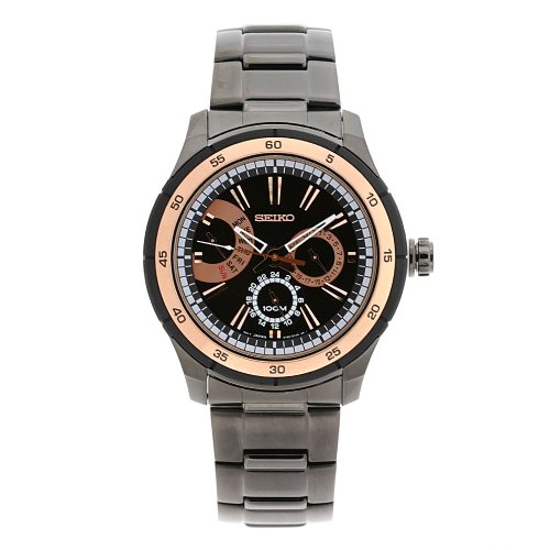 AAA 1:1 Replica Seiko Mens Watches Black Dial Quartz 44MM SNT025P1 Watch