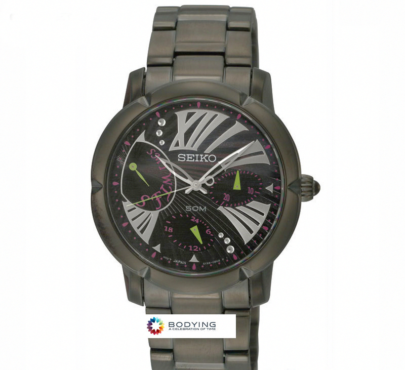 AAA 1:1 Replica Seiko-Criteria Ladies Watches Black Dial Quartz 37MM SNT883P1 Watch