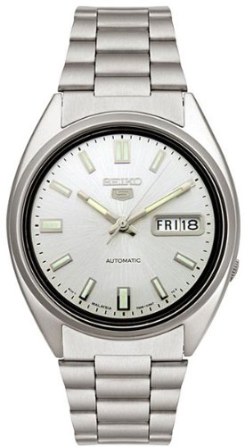 AAA 1:1 Replica Seiko Watches White Dial Automatic 38MM SNXS73 Watch