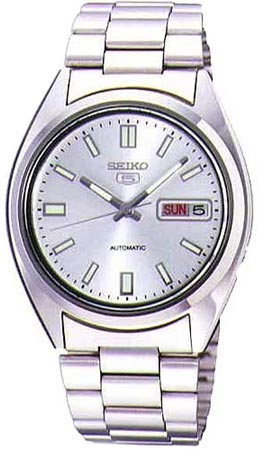 AAA 1:1 Replica Seiko-5 Mens Watches Silver Dial Automatic SNXS73K1 Watch