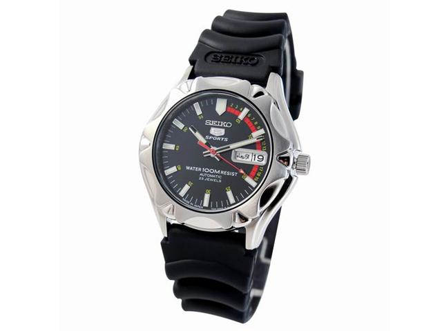 AAA 1:1 Replica Seiko-5-Sports Mens Watches Black Dial Automatic 40MM SNZ449J2 Watch