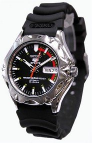 AAA 1:1 Replica Seiko Mens Watches Black Dial Automatic SNZ449K2 Watch