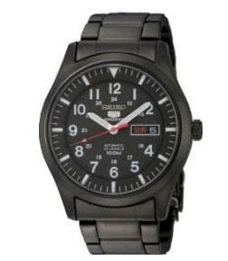 AAA 1:1 Replica Seiko-5-Sports Mens Watches Black Dial Automatic 42MM SNZG17K1 Watch