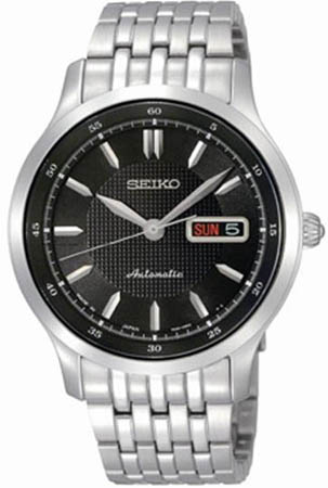 AAA 1:1 Replica Seiko Mens Watches Black Dial Automatic 41MM SNZH45K1 Watch