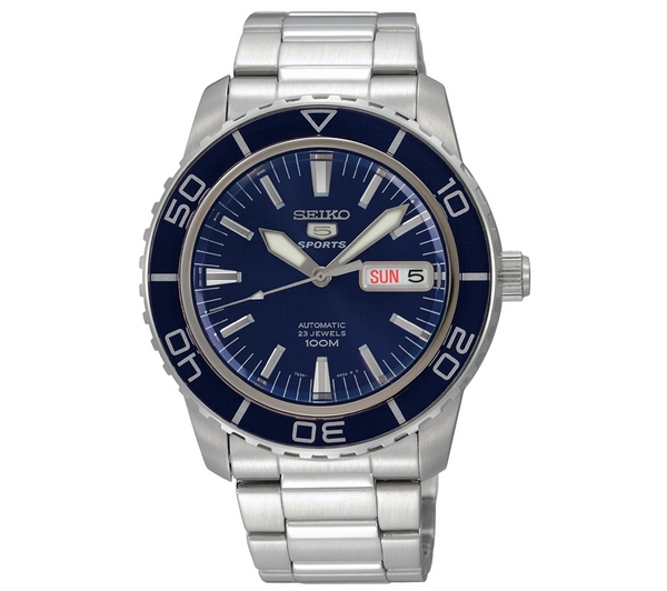 AAA 1:1 Replica Seiko-5-Sports Mens Watches Blue Dial Automatic 42MM SNZH53K1 Watch