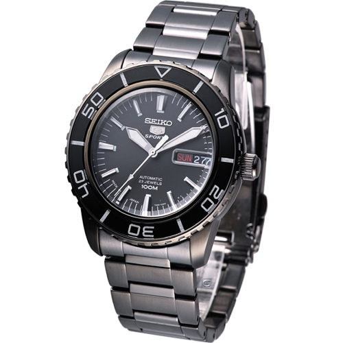 AAA 1:1 Replica Seiko-5 Mens Watches Black Dial Automatic 45MM SNZH59J1 Watch