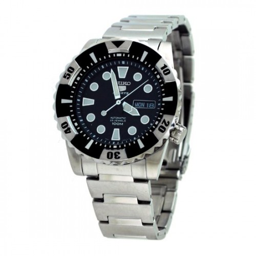 AAA 1:1 Replica Seiko-5-Sports Mens Watches Black Dial Automatic 42MM SNZJ13K1 Watch