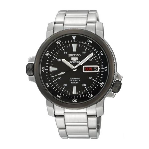 AAA 1:1 Replica Seiko-5-Sports Mens Watches Black Dial Automatic 43MM SNZJ59K1 Watch