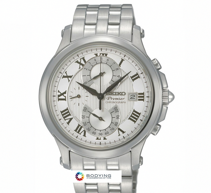 AAA 1:1 Replica Seiko-Premier Mens Watches White Dial Quartz SPC065J1 Watch