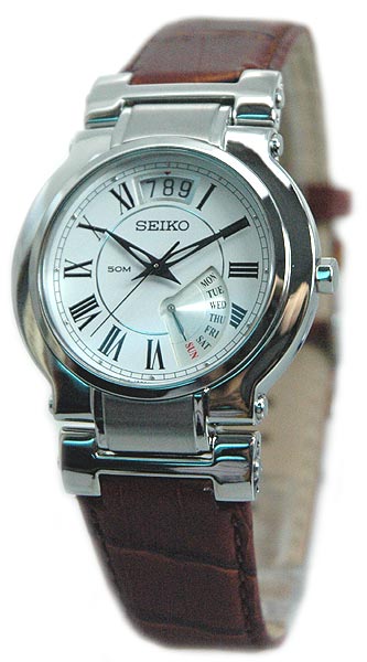 AAA 1:1 Replica Seiko-Quartz Mens Watches White Dial Quartz SPQ003P1 Watch