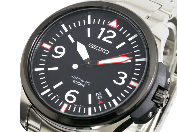 AAA 1:1 Replica Seiko Mens Watches Black Dial Automatic 42MM SRP027K1 Watch