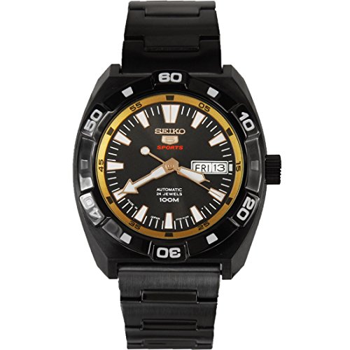 AAA 1:1 Replica Seiko-5-Sports Mens Watches Black Dial Automatic 46MM SRP287J1 Watch