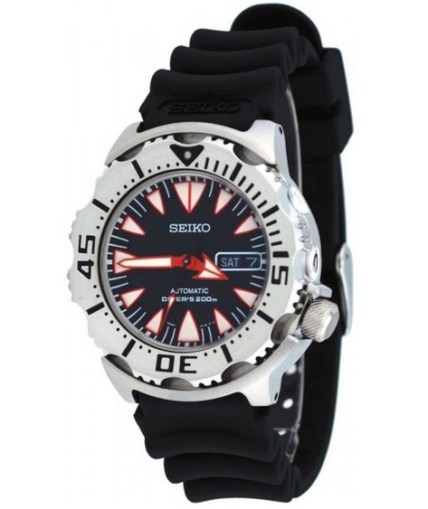 AAA 1:1 Replica Seiko-Monster-Diver-Collection Mens Watches Black Dial Automatic 42MM SRP313J1 Watch