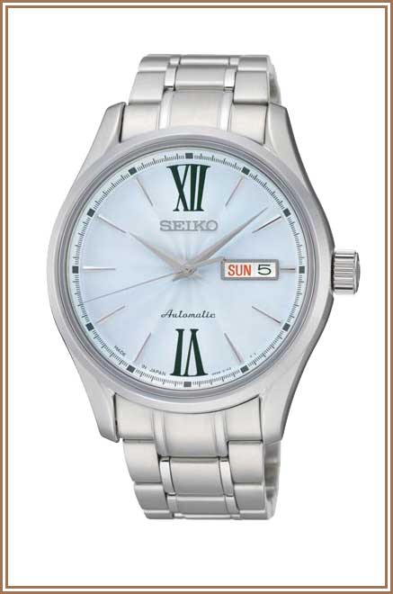 AAA 1:1 Replica Seiko Mens Watches Blue Dial Automatic 40MM SRP325J1 Watch