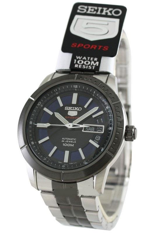 AAA 1:1 Replica Seiko-5-Sports Mens Watches Black Dial Automatic 42MM SRP343K1 Watch