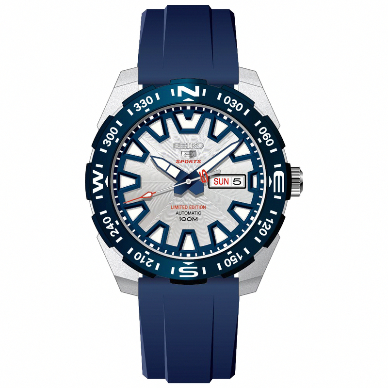 AAA 1:1 Replica Seiko-5-Sports Mens Watches White Dial Automatic 44MM SRP783J1 Watch