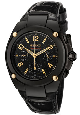 AAA 1:1 Replica Seiko-Sportura Mens Watches Black Dial SRW893P1 Watch