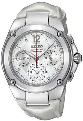 AAA 1:1 Replica Seiko-Sportura Ladies Watches Silver Dial SRW897P1 Watch