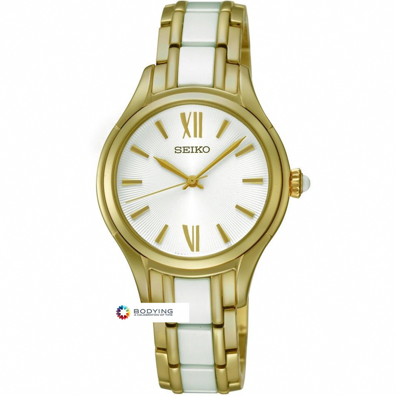 AAA 1:1 Replica Seiko-Women Ladies Watches White Dial Quartz 28MM SRZ398P1 Watch