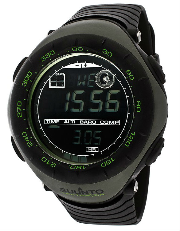 AAA 1:1 Replica Suunto-Vector-Hr Mens Watches Black Dial Quartz 50MM SS018730000 Watch