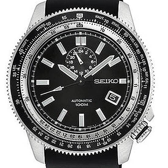 AAA 1:1 Replica Seiko Mens Watches Black Dial Automatic 45MM SSA003J2 Watch