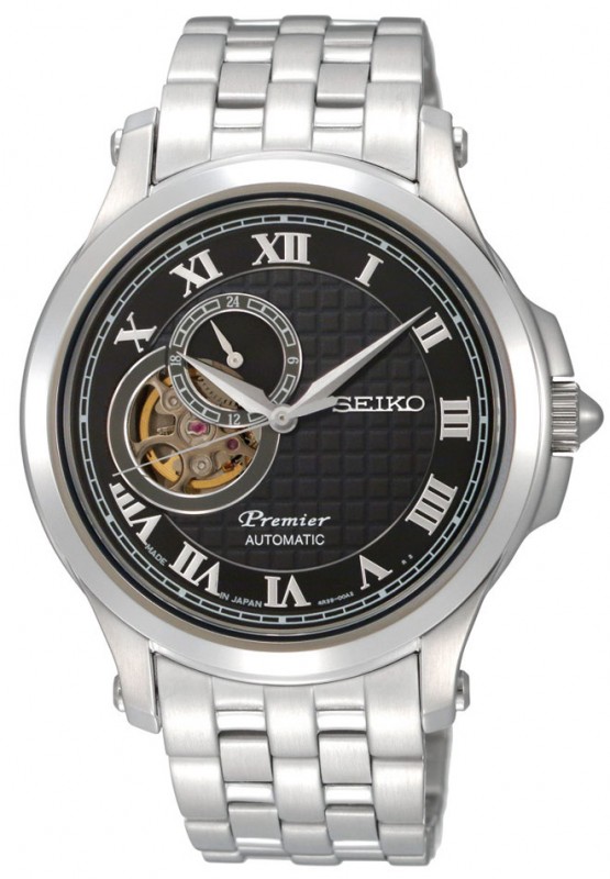 AAA 1:1 Replica Seiko-Premier Mens Watches Black Dial Automatic 41MM SSA023J1 Watch